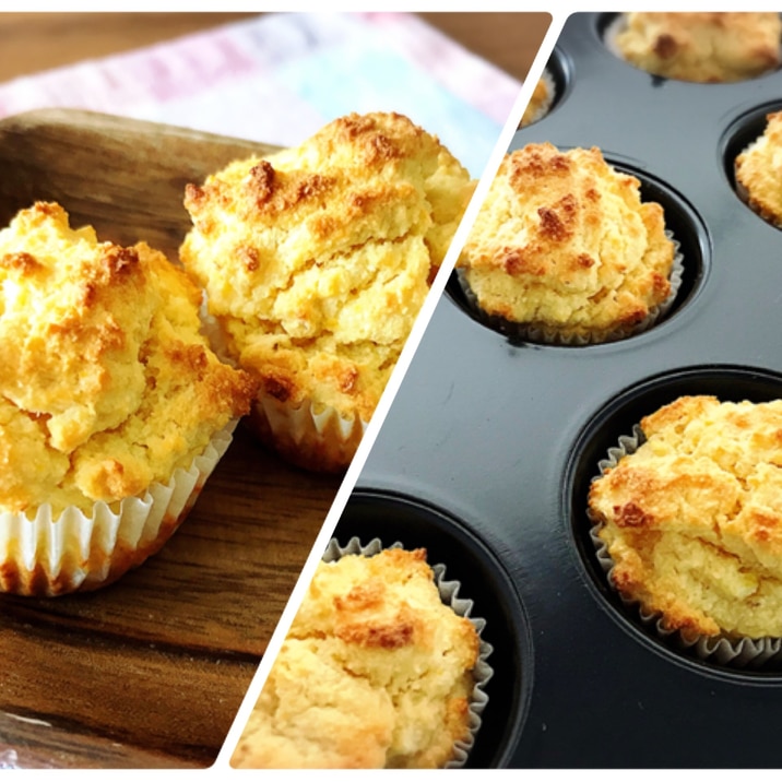 混ぜて焼くだけ コーンおからマフィン レシピ 作り方 By Yuki To St 楽天レシピ